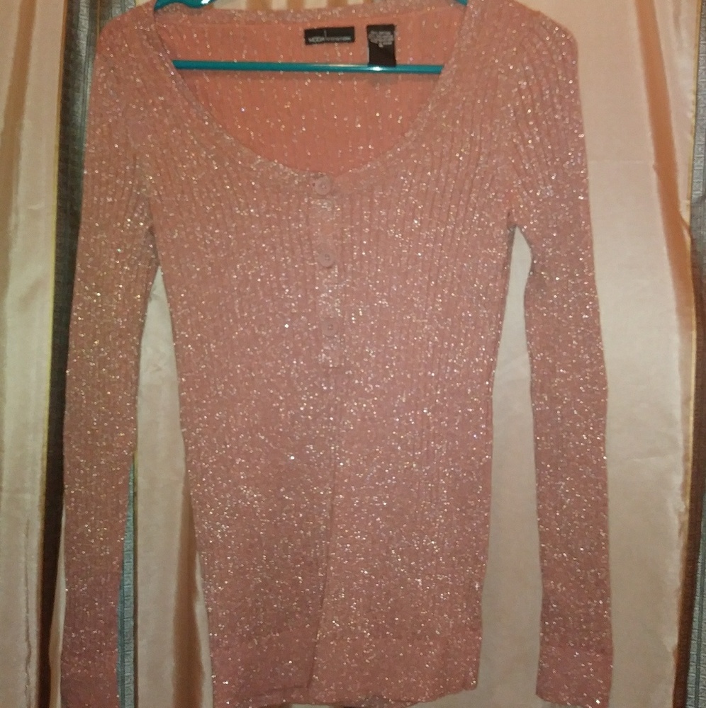 Metallic sweater